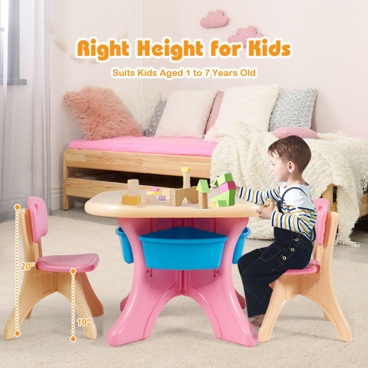 Lightweight and Easy to Assemble: Despite their solid construction, our kids' furniture set remains lightweight for easy moving and rearranging. With a total weight of only 12.5 pounds, kids can work together to move the furniture with ease. It's also designed for effortless assembly, empowering kids to do it themselves.