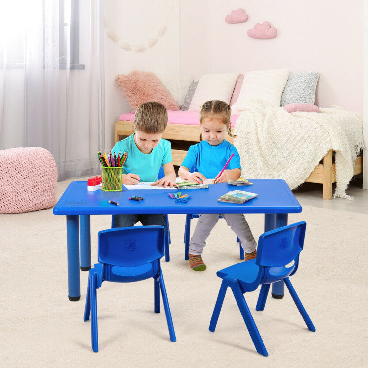 Designed for Children: With its specially tailored height, this table is ergonomically designed for children aged 3-8 years, offering a comfortable and child-friendly space for their activities and enjoyment.