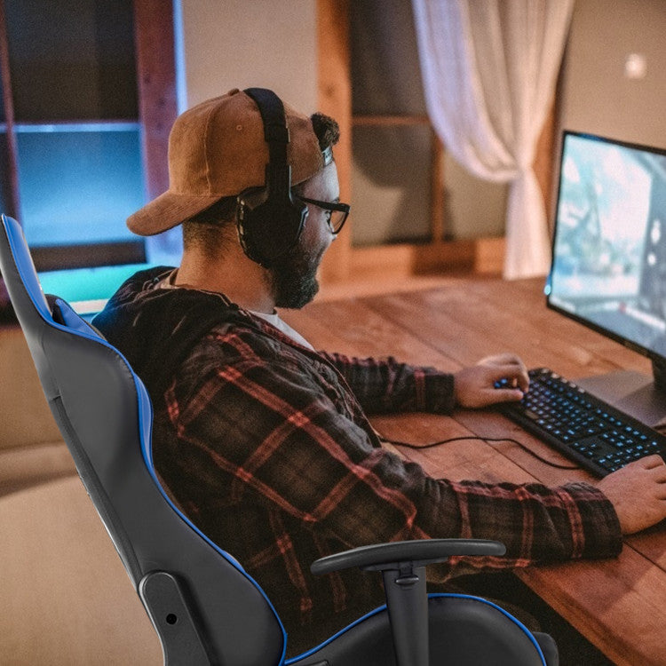 Versatile Armrest: The unique armrest design offers a 3-inch height adjustment and 60° rotation, reducing arm fatigue and enhancing comfort during gaming or relaxation.