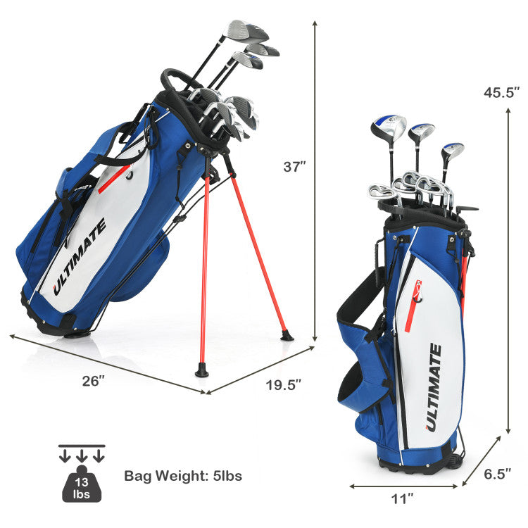 <strong>Great Portability and Convenient Storage:</strong> Take your game anywhere with our lightweight stand bag, equipped with a sturdy handle and adjustable shoulder straps for easy carrying. Stay organized with multifunctional pockets, keeping your essentials close at hand for a seamless golfing experience.