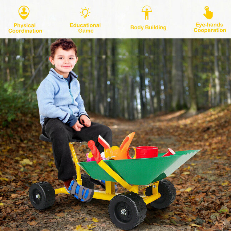 <strong>Paint in Eco:</strong> With eco-friendly paint, our sand digger prioritizes your child's safety. Let them explore and play worry-free, knowing that every scoop is free from harmful chemicals. Give them the gift of safe and wholesome fun!