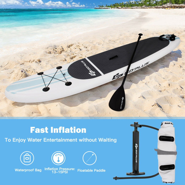 Complete Package: Along with a convenient carry bag, this paddle board includes an extendable paddle, fin, manual pump, and repair kit. These accessories make it easy to inflate, use, and perform quick fixes if needed.