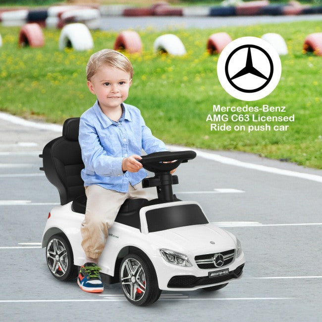 Elegant Appearance: Designed with a realistic appearance, this ride-on push car could help you quickly and elegantly carry your baby around. The sleek and glossy surface represents the superior craftsmanship that would catch others’ attention and admiration a lot during strolling.