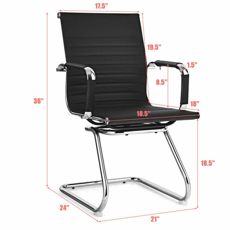 Effortless Assembly: Measuring 21" x 24" x 36" (LxWxH) with a comfortable seat height of 18.5", our chair is easy to assemble with clear instructions, numbered parts, and all necessary tools included. Upgrade your office seating effortlessly and enjoy the perfect blend of style and functionality.