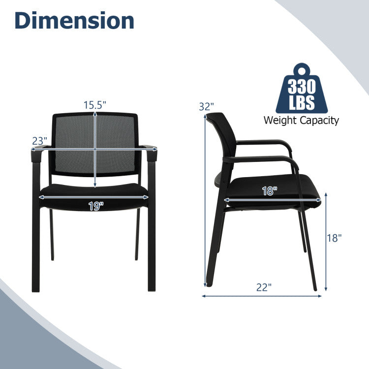 Heavy-Duty Construction: The metal frame of our reception chairs can support up to 330 lbs, ensuring durability and stability. Smooth-rolling casters make it easy to rearrange seats for meetings or lectures.