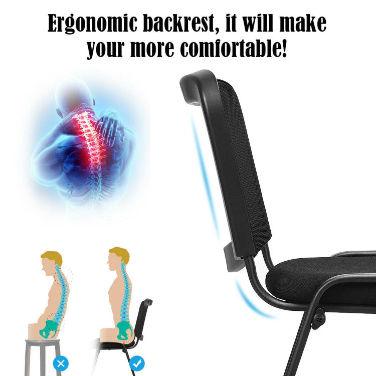 Ergonomic Open-Back Chair: Elevate your comfort with our sleek black open-back chair. Enjoy optimal back support and breathability for ultimate relaxation. Perfect for work or home, this chair blends style and comfort effortlessly.