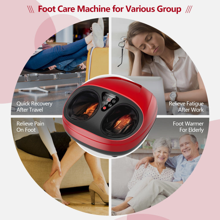 Easy Maintenance and Hygiene: Detachable and washable foot covers made of premium polyester fabric ensure a clean and healthy foot massage environment. The foot massager's sleek design makes it a perfect gift for loved ones, offering relaxation in the living room, bedroom, or office.
