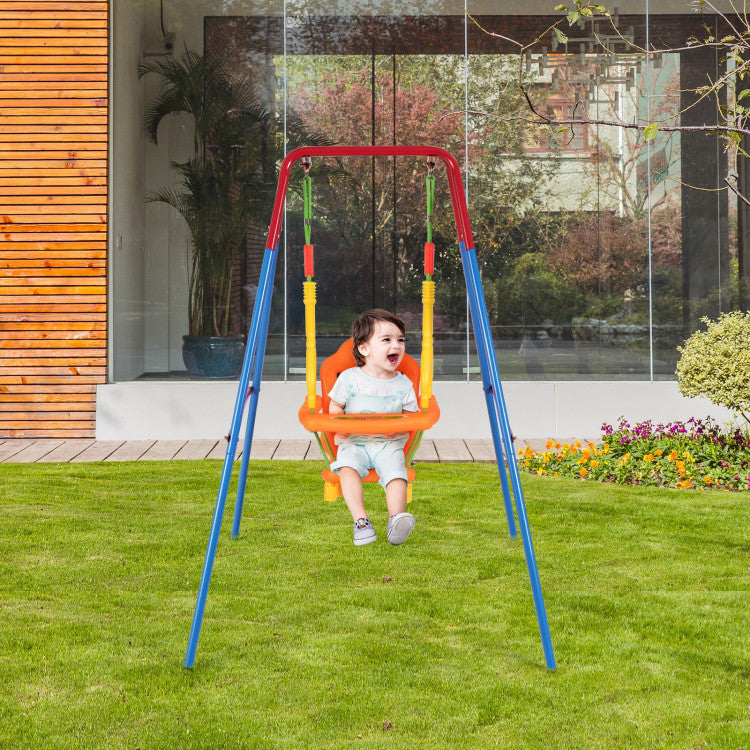 Perfect Gift for Kids: With its vibrant colors and thoughtful design, our outdoor swing set makes for an excellent birthday gift. It's suitable for children aged 1-3 years old, providing them with endless hours of enjoyment and fun.