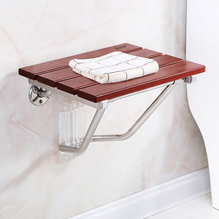 Space-Saving Elegance: Maximize your bathroom space with our folding shower seat bench. Ideal for small bathrooms and narrow shower stalls, it quickly folds away when not in use.