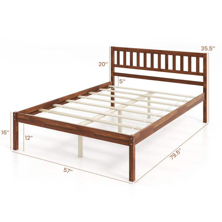 User-friendly Design: Thanks to the firm connection, the slats and frame are not likely to make a squeaking sound. This design makes the bed perfect for people who toss and turn around during the night.