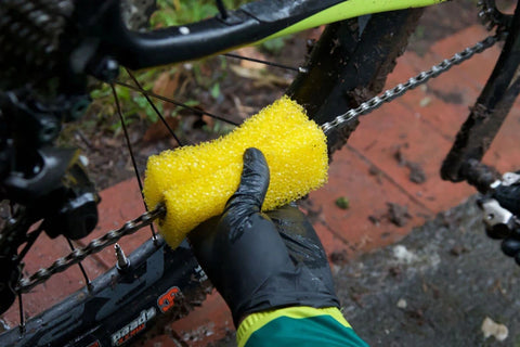 Cleaning a bike chain