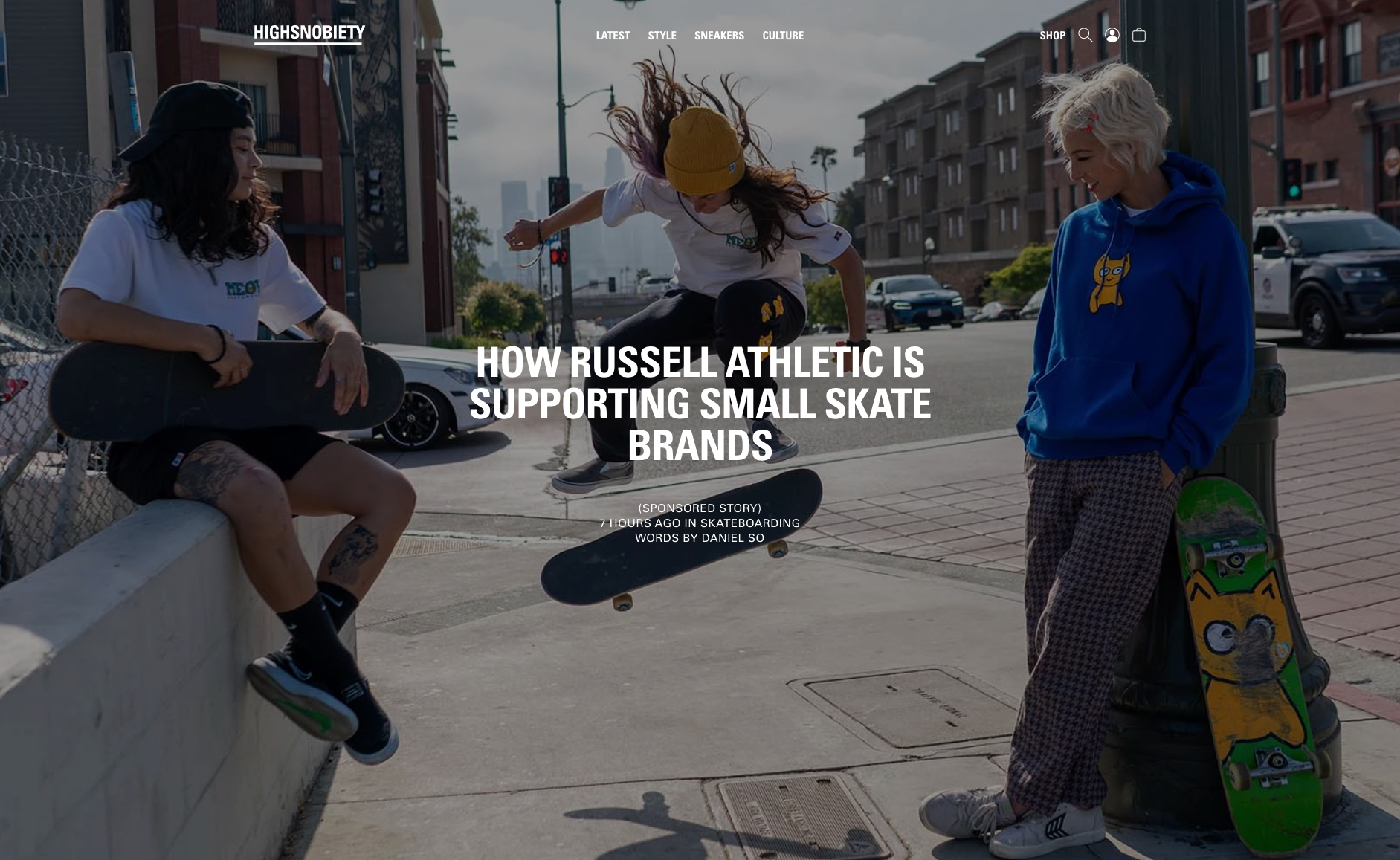 Meow Skateboards x Russell Athletic