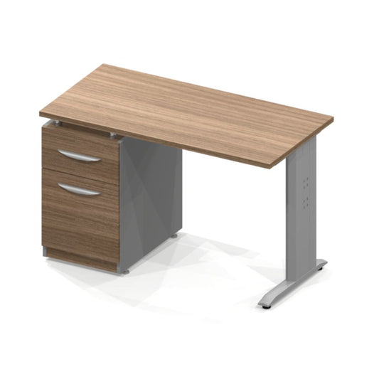 ML Design Escritorio Plegable Natural con Taburete Gris Mesa de  Estudio/Trabajo Pc 150x88x75cm, PcC