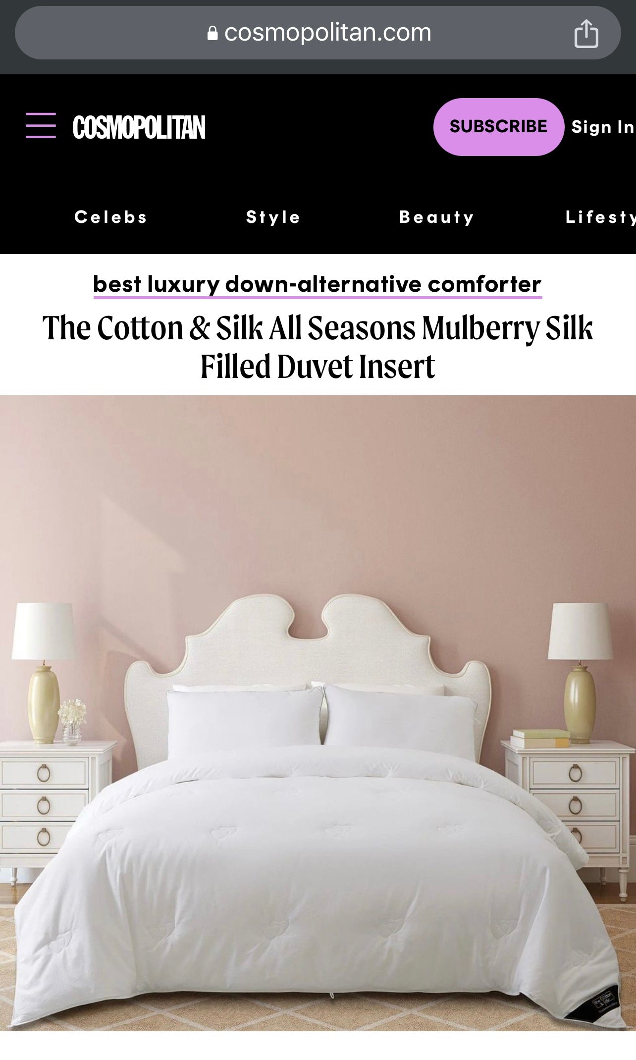 What does Press say about our products? – THE COTTON & SILK