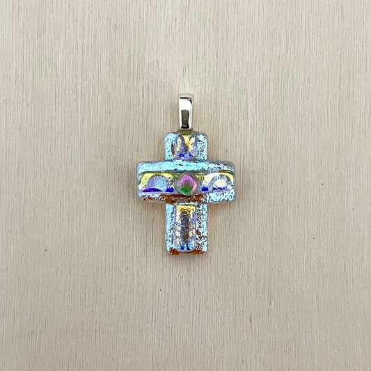 Fused Dichroic Glass Shell Pendant – BethCollette