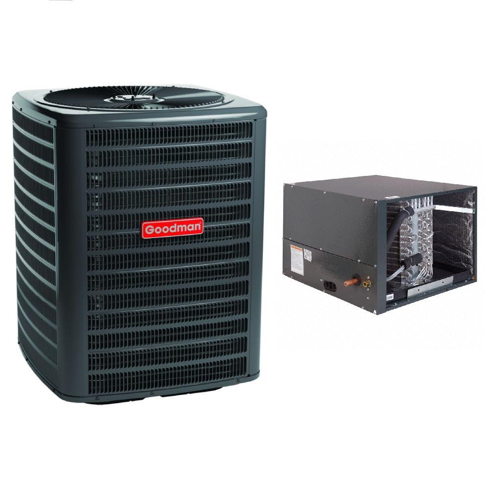 1.5 Ton 14.3 SEER2 Goodman AC GSXH501810 and Horizontal Coil CHPTA1822B4