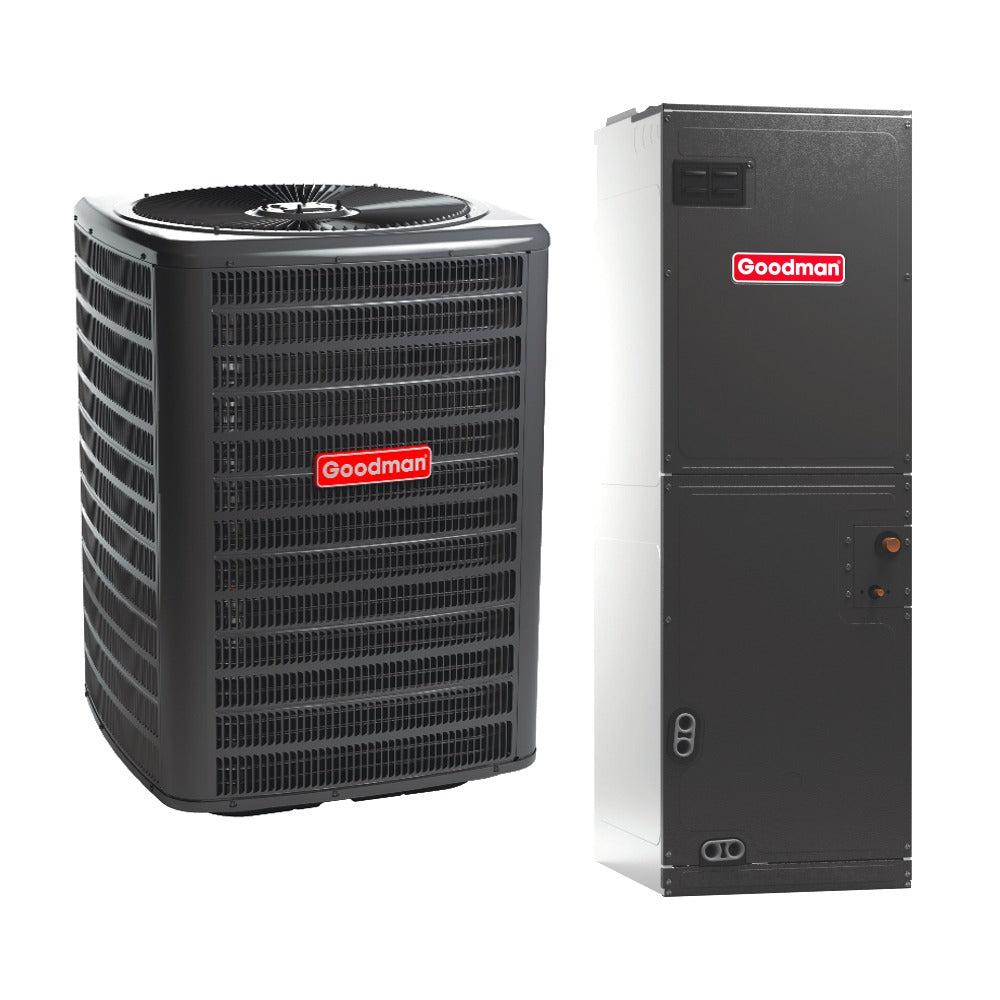 2.5 Ton 15.2 SEER2 Goodman Heat Pump GSZH503010 with Multi-Position Air Handler AMST36BU1400