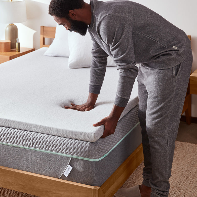 Mattress Toppers and Pads: Cooling Foam Bed by