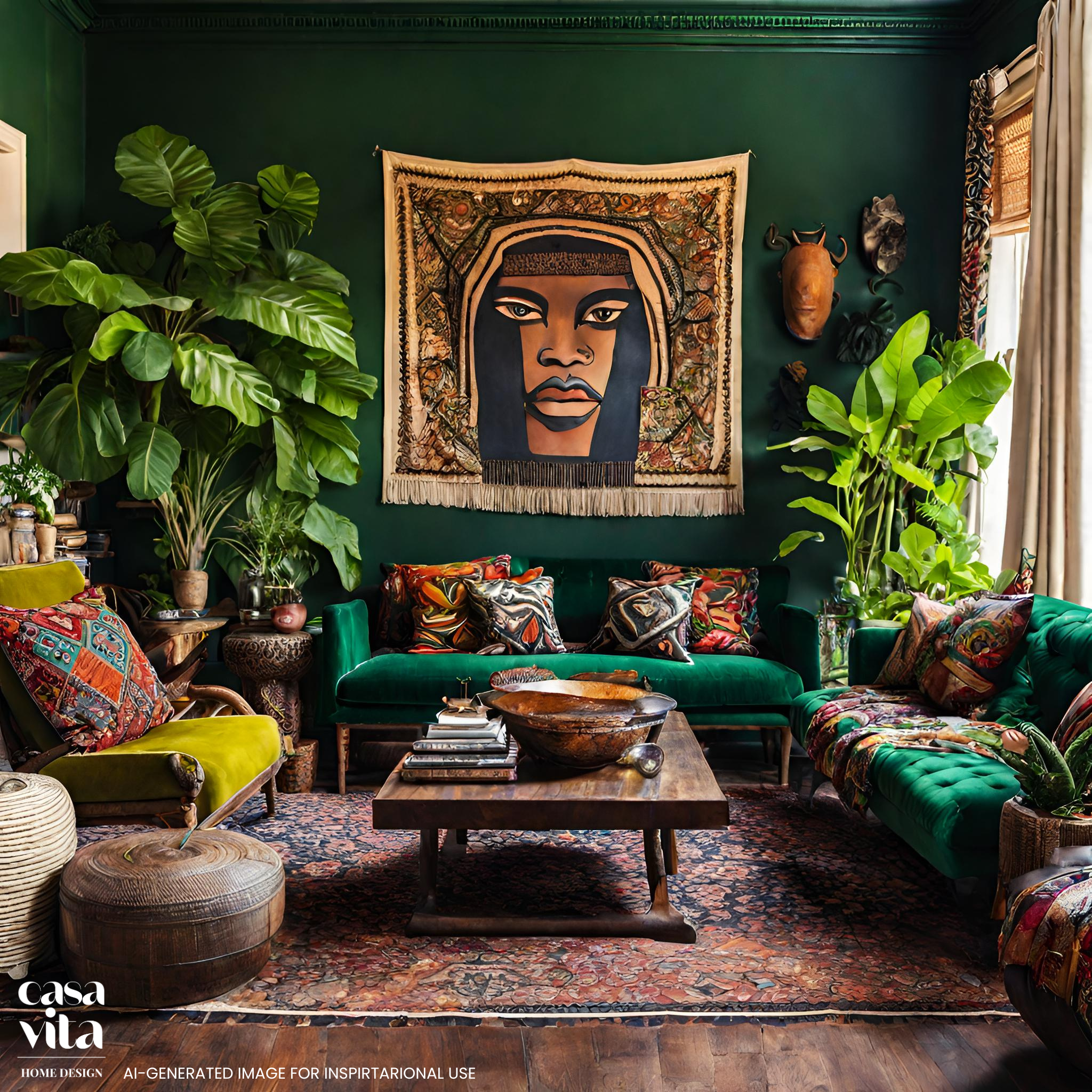 Afrohemian Inspiration Cultural Home Decor