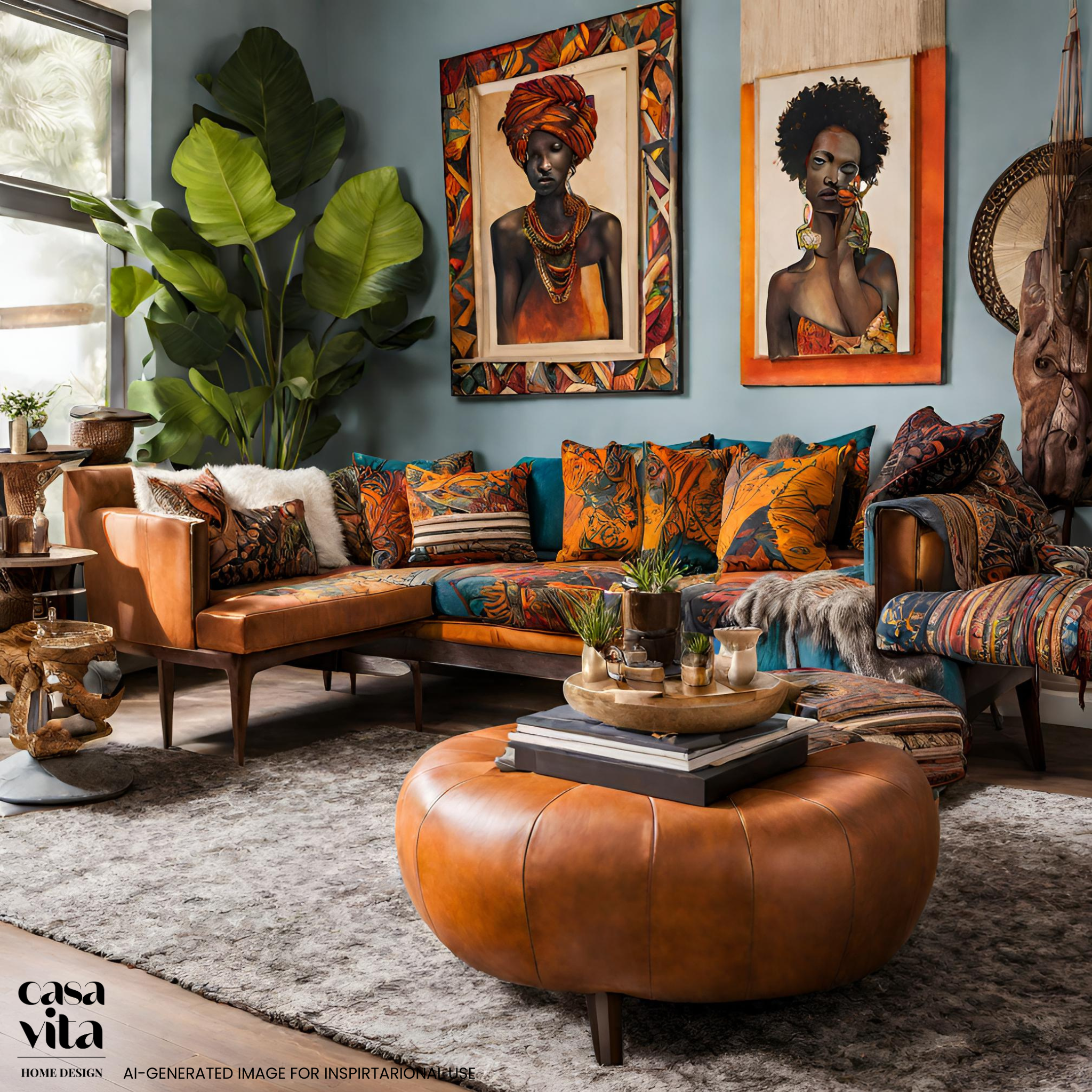 Afrohemian Inspiration Cultural Home Decor