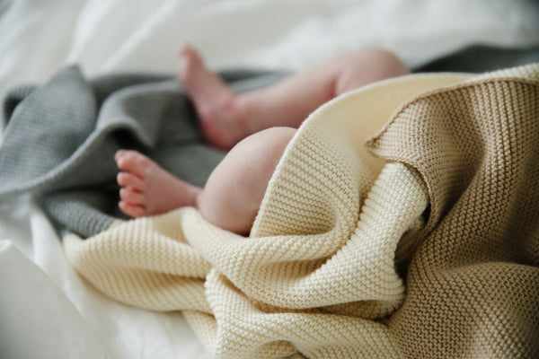 koko's nest | modern heirloom baby blanket