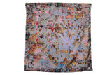 designer silk scarves, made out of recycled polyester.