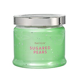 PartyLite Sugared Pears 3-Wick Jar Candle