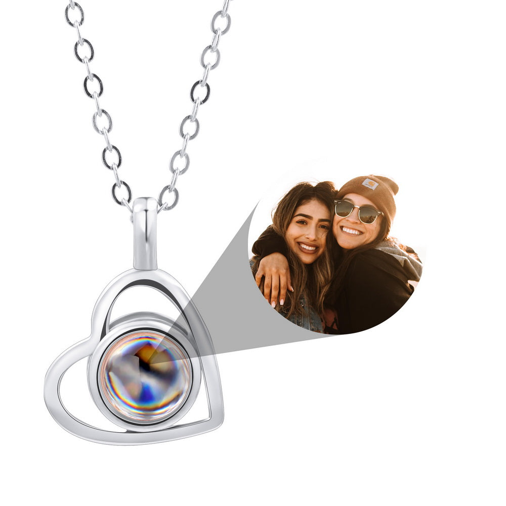 What is a Projection Necklace with a Picture Inside?