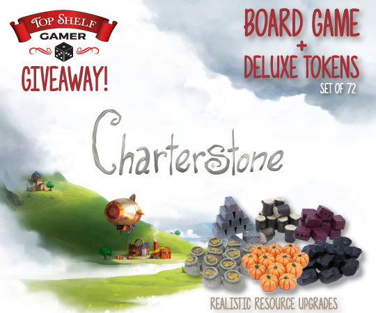 Charterstone Giveaway (Board Game + Token Set) - Top Shelf Gamer