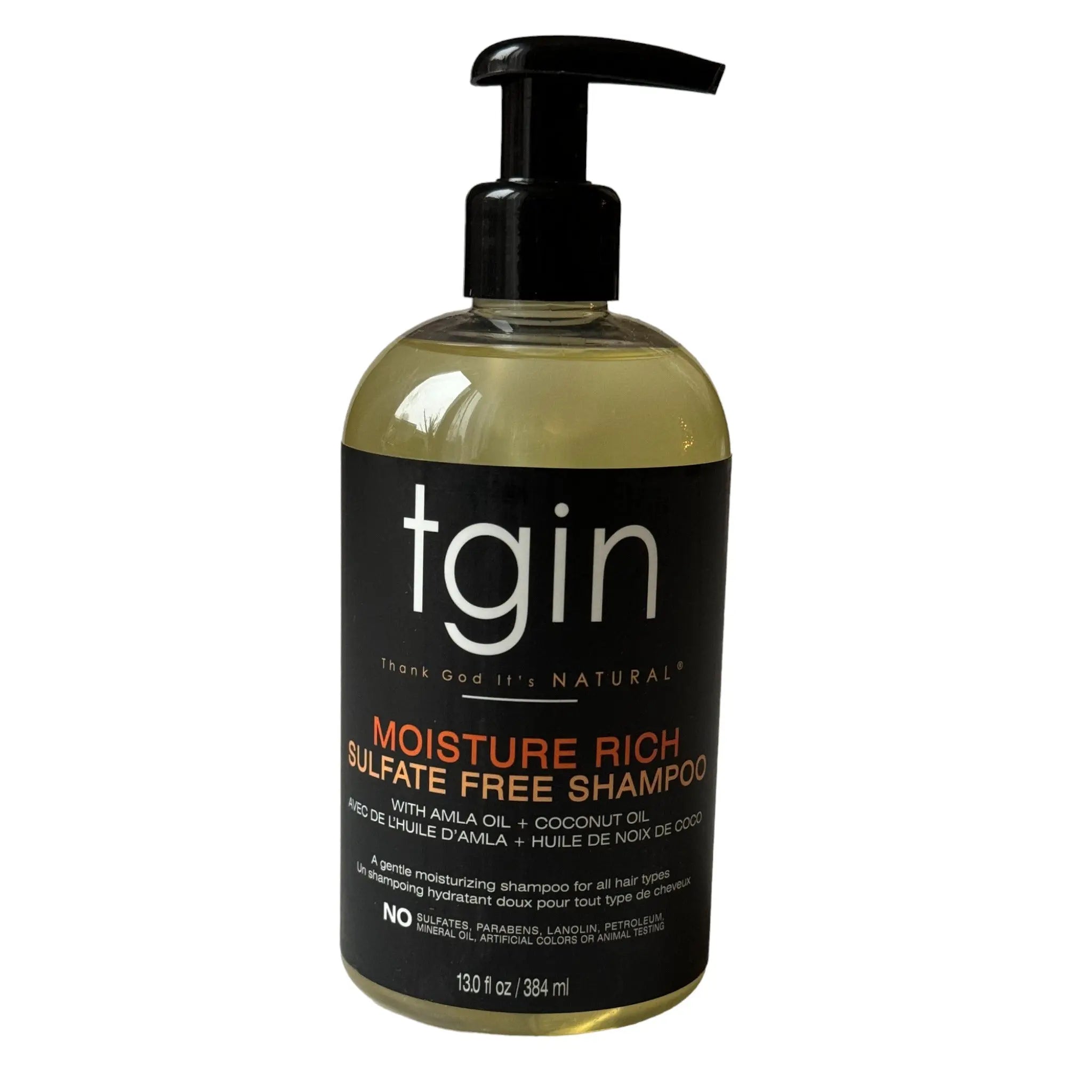 TGIN Moisture Rich Sulfate Free Shampoo - Natural Crown Beauty