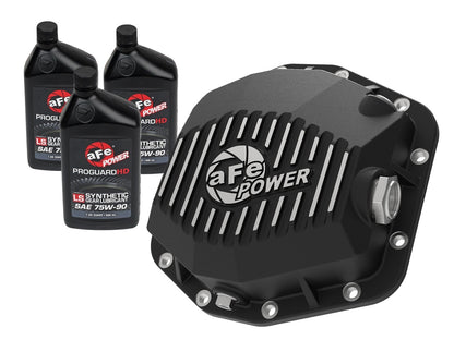 aFe POWER 46-71291B Fits 2021-2023 Ford Bronco Black Street Series Dana M220 Diff Cover w/Gear Oil
