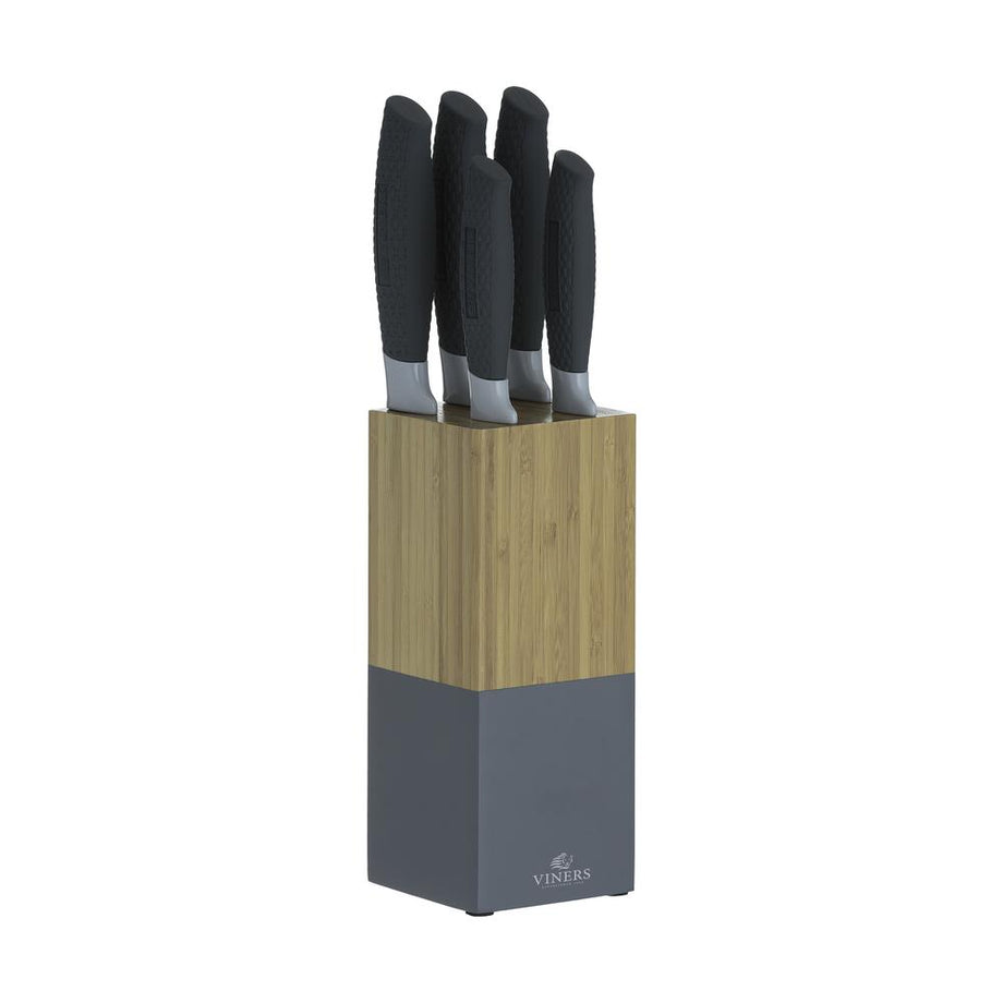 Viners Organic 6 Piece Stainless Steel Knife Block Set & Reviews - Wayfair  Canada