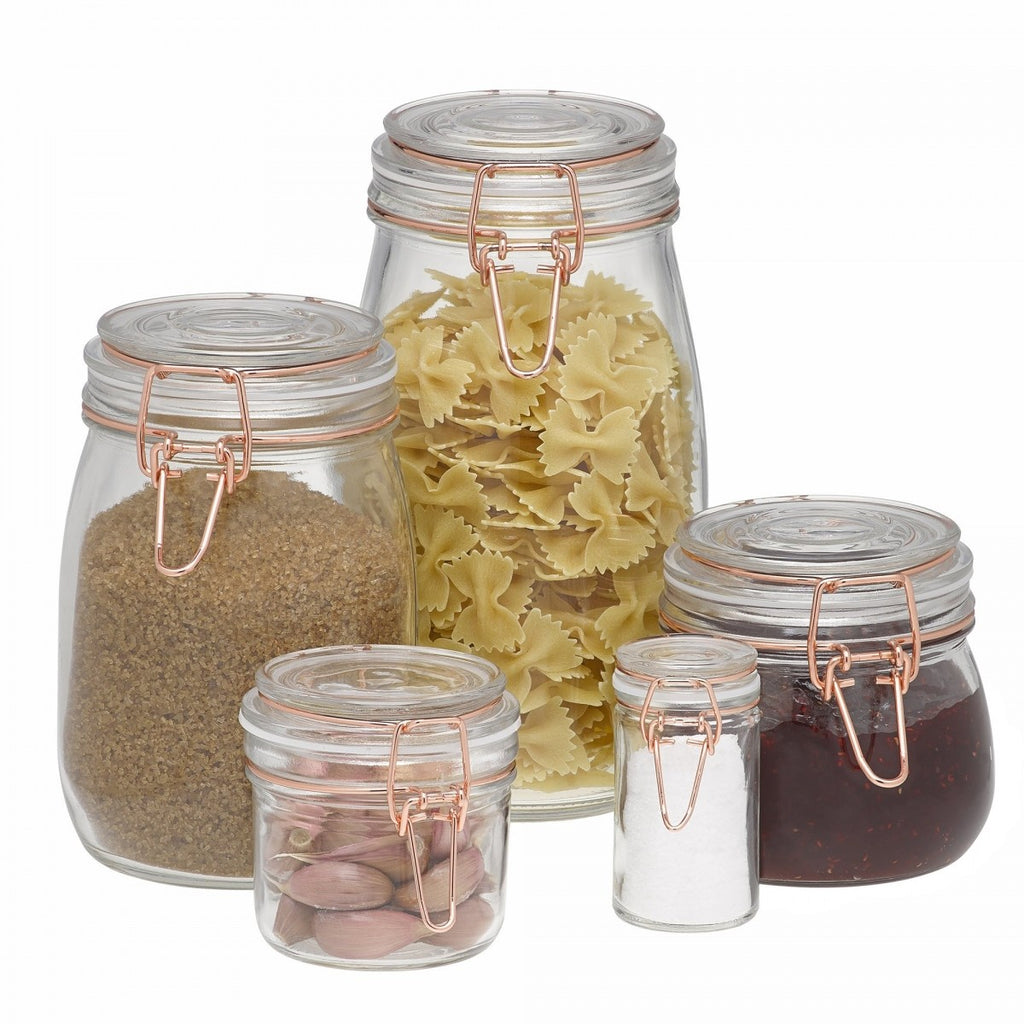 Modern Spice Jar - Telescopic Spoon - White - Green - ApolloBox