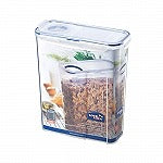Photos - Food Container Lock&Lock Lock & Lock Rectangular Container with Flip Top Lid, 4.3L, Clear HPL714F H 