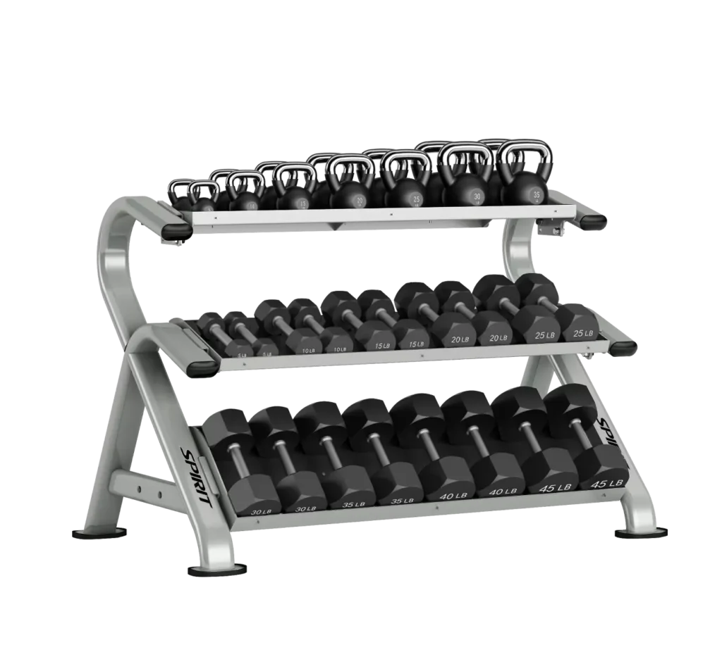 Spirit Fitness ST800DR3 Light Commercial Dumbbell Rack