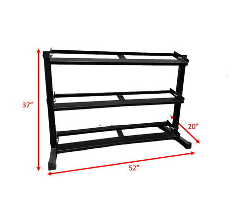 Select Fitness Pro Dumbbell Rack 3 Tier Dimensions