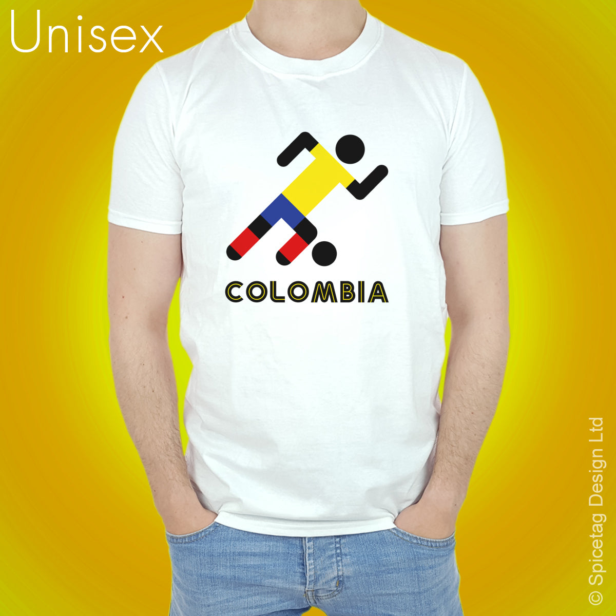 retro colombia football shirt