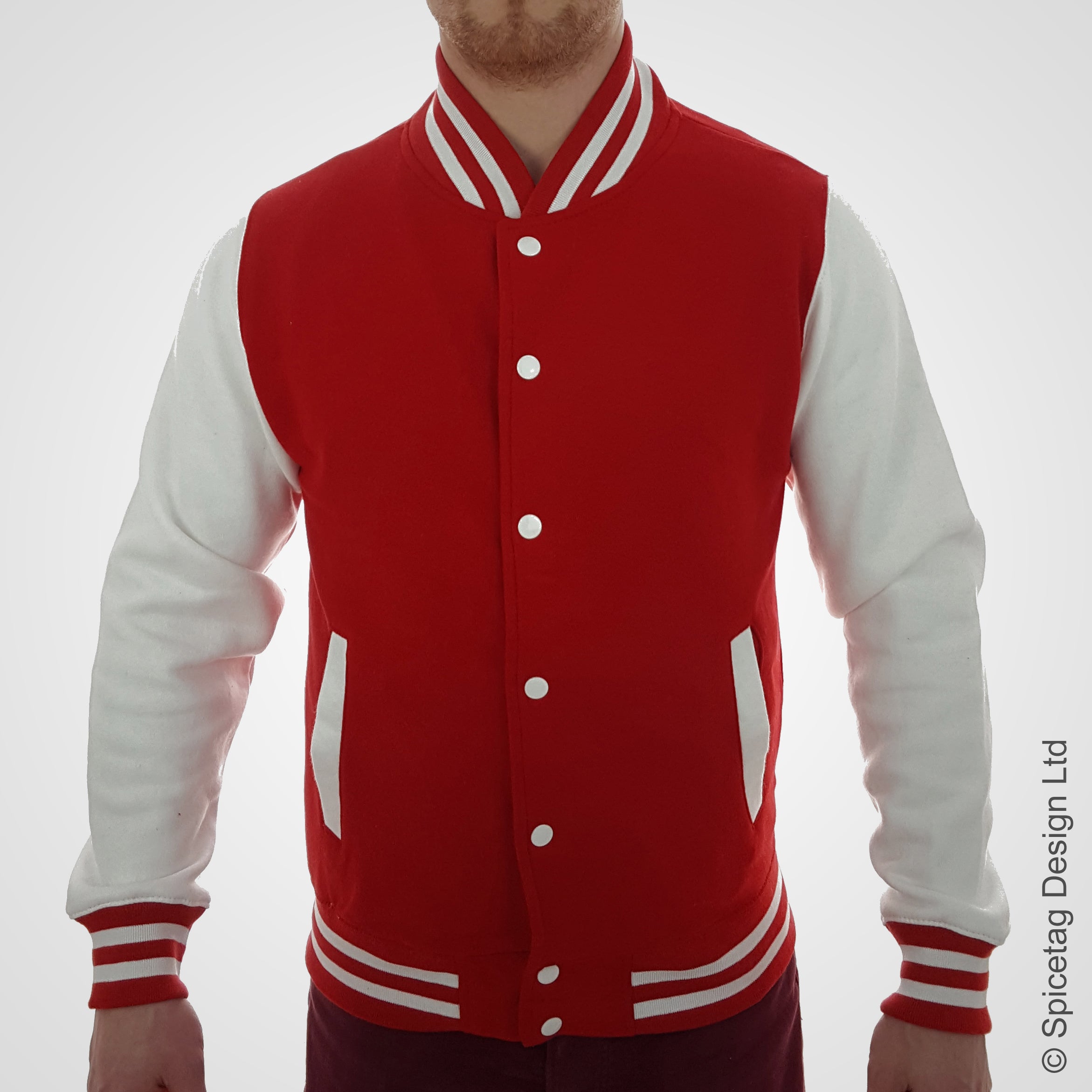 Red Varsity Jacket – Spicetag