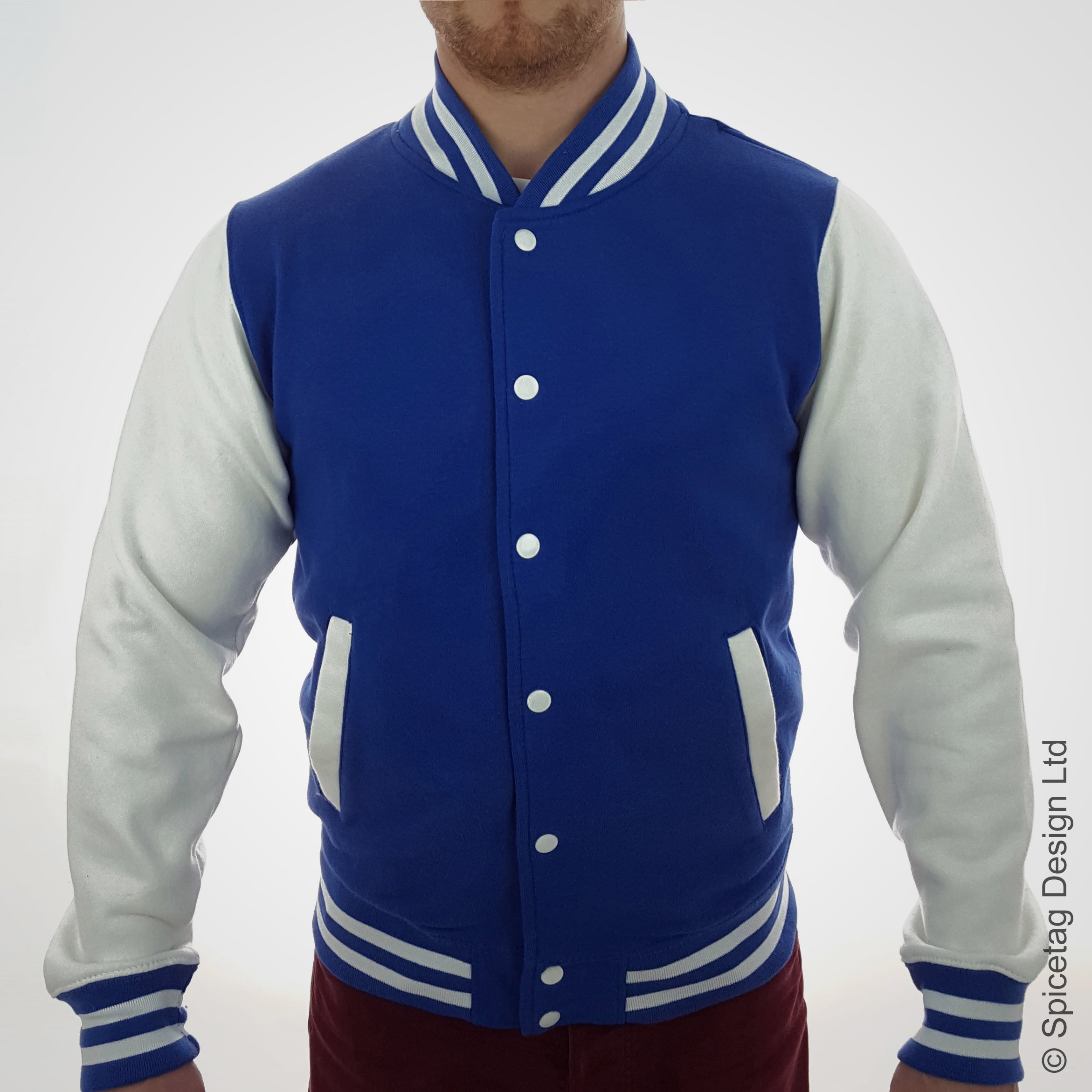 Royal Blue Varsity Jacket – Spicetag