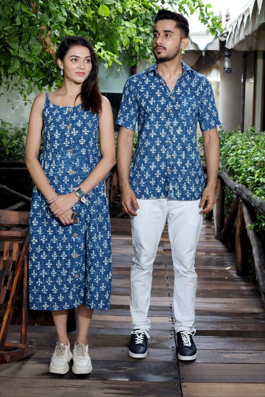 Couple Matching couple Set Couple Outfit couple Set in Cotton