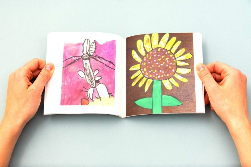 preserving children's artwork in books