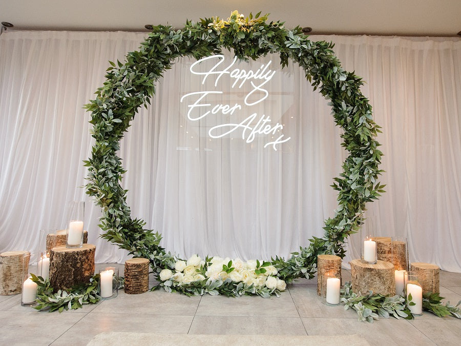 wedding photo backdrop