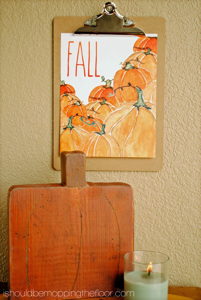 fall-themed decor prints