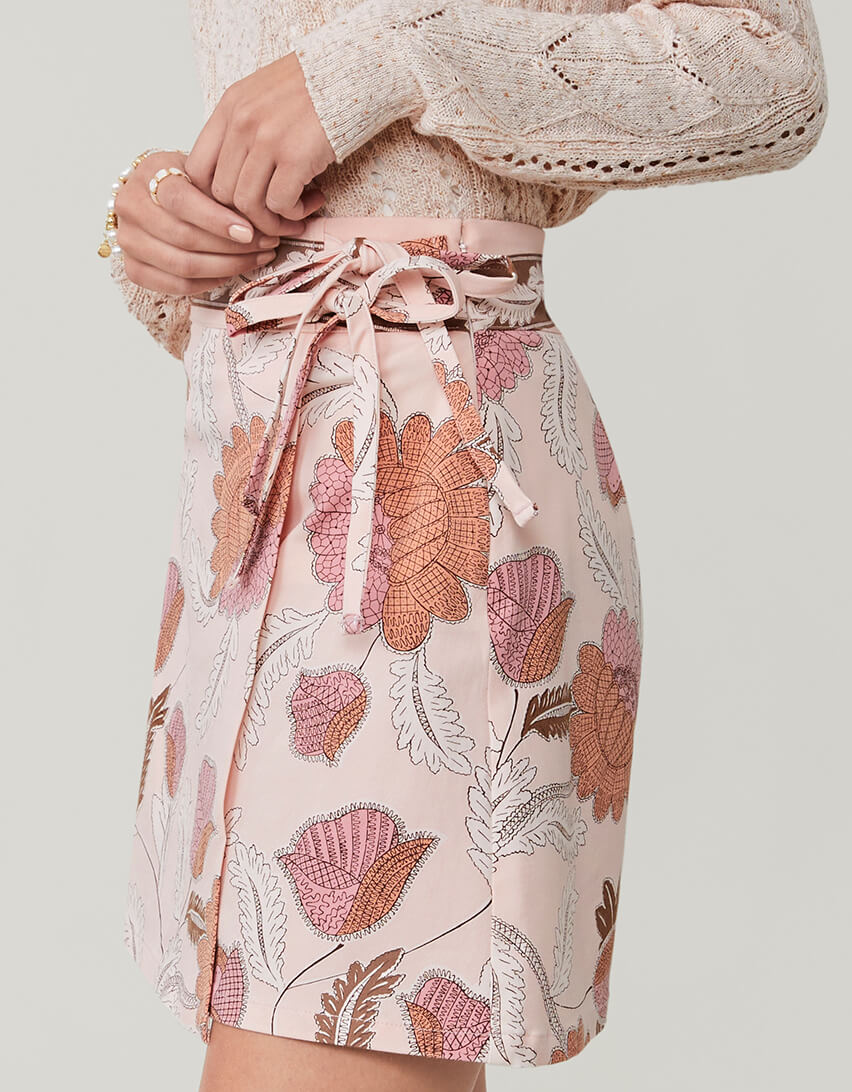 Dress Half-Zip Nora 1859 Lighthouse Starry Floral Slate