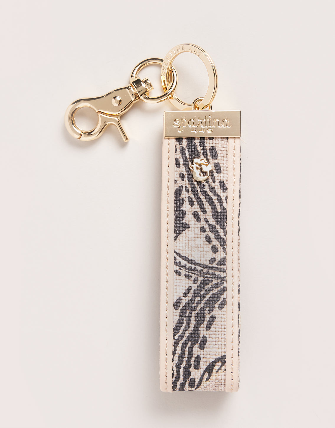 Spartina 449 Grab-N-Go Pink Queenie Floral Wrist Strap Key Ring Keychain -  Beach House Gift Boutique