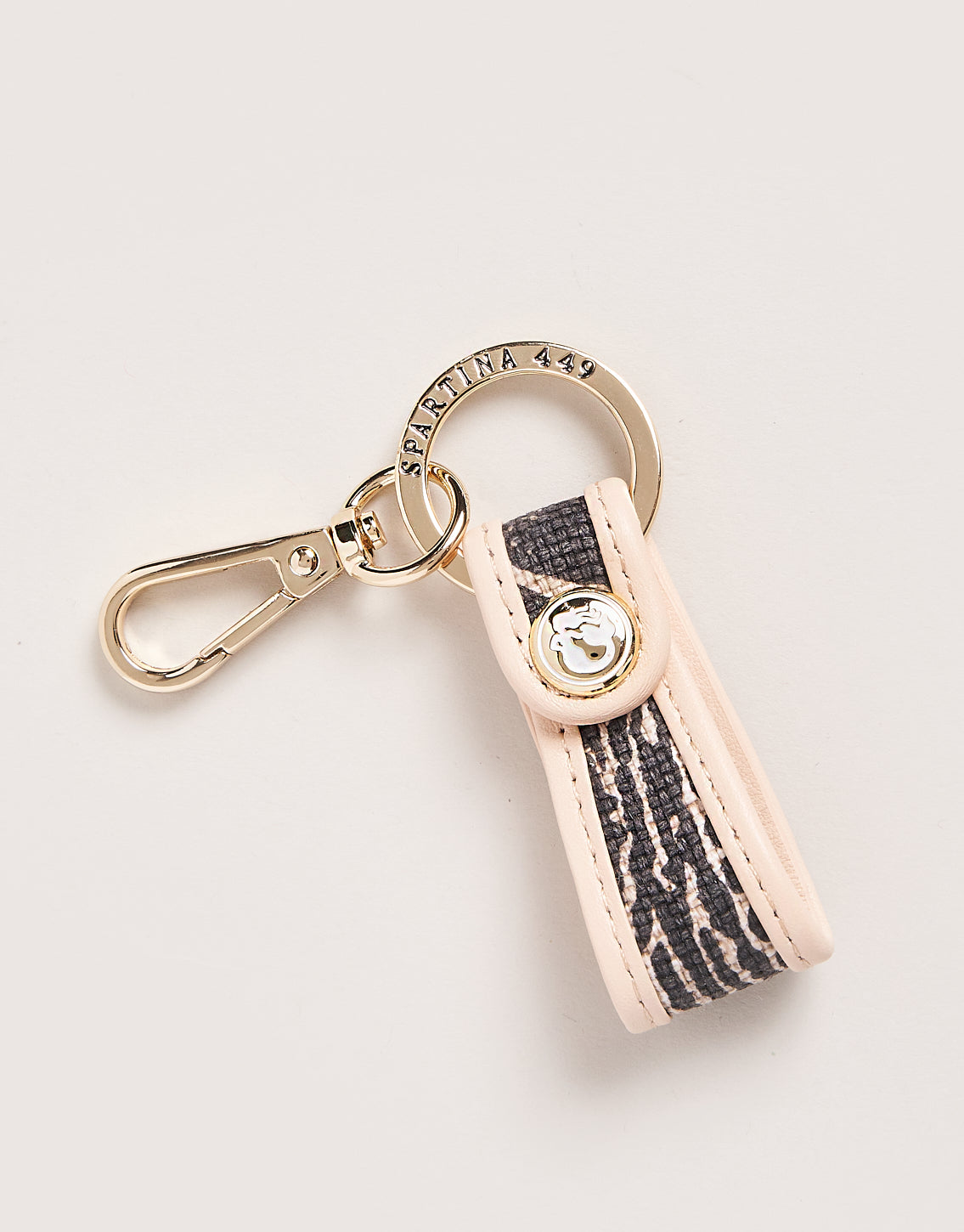 Spartina 449 Grab-N-Go Pink Queenie Floral Wrist Strap Key Ring Keychain -  Beach House Gift Boutique