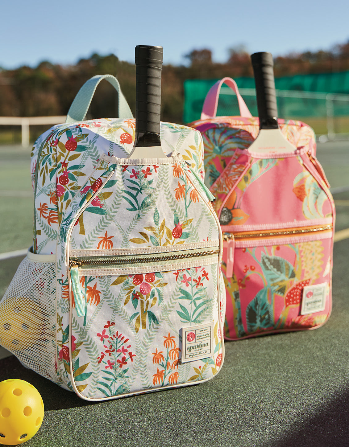 Golf Cart Bag Queenie Tropical Floral Pink - $285.00