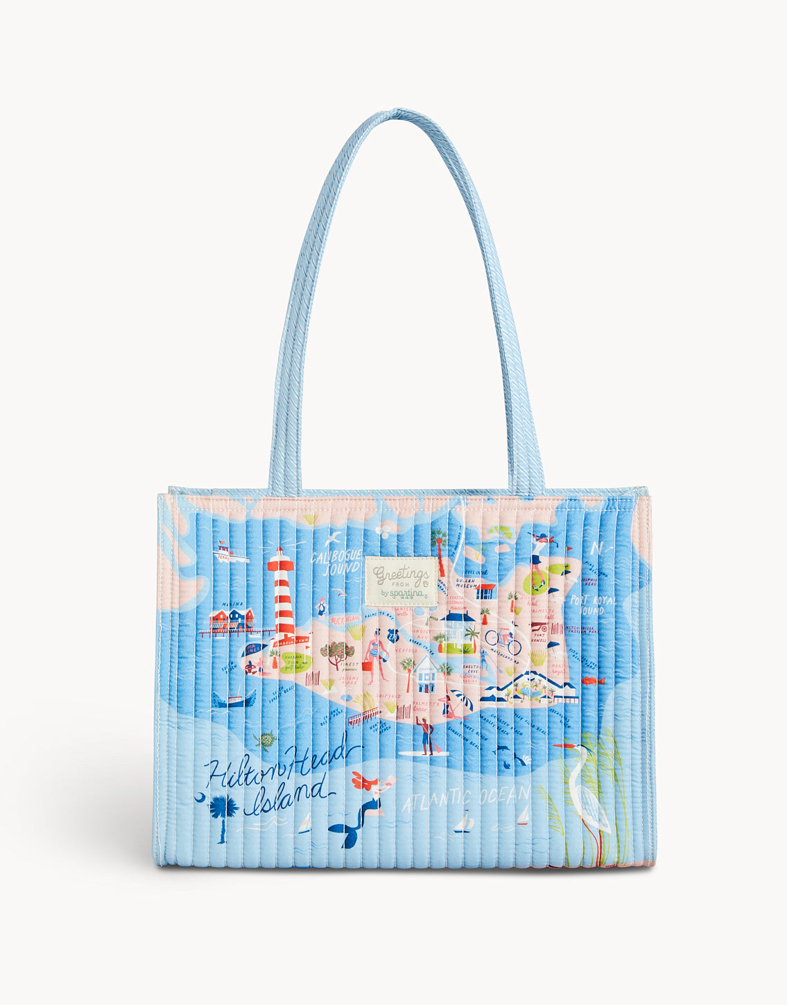 Spartina Mermaid Sea Jetsetter Tote - Shaddow & Fish