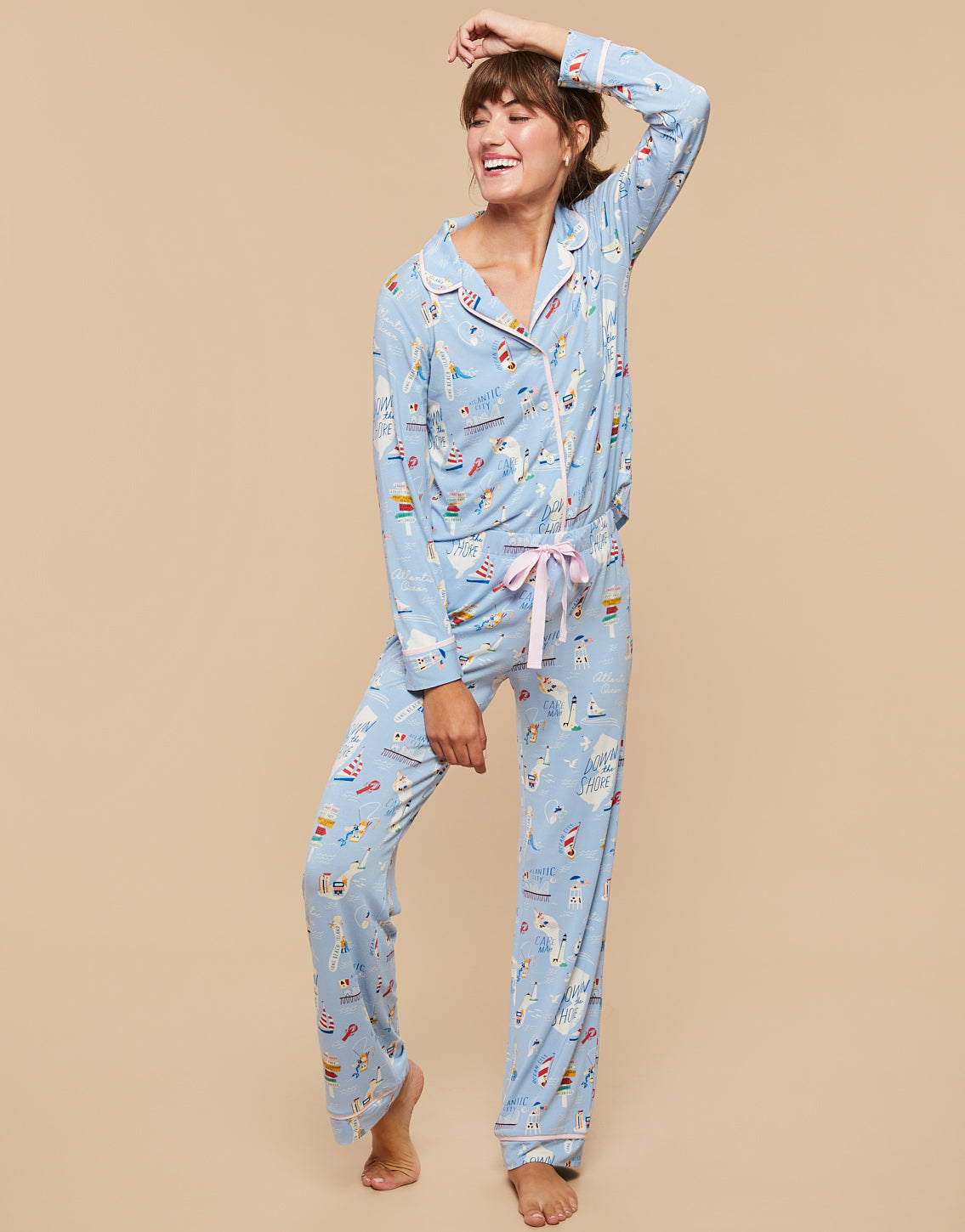 Serena Casual PJ Set  Baksana Ladies Sleepwear