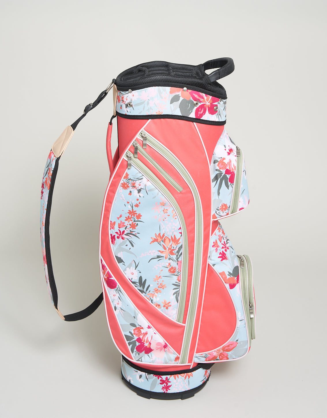 Golf Cart Bag Queenie Tropical Floral Pink - $285.00